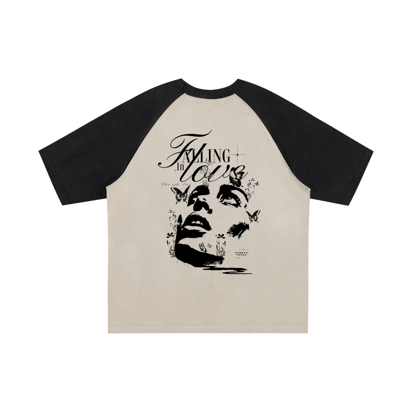 Lumière Du Levant Color-Blocked Raglan Sleeve T-Shirt