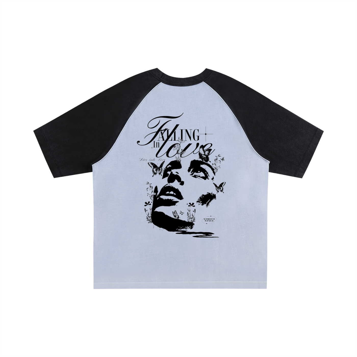 Lumière Du Levant Color-Blocked Raglan Sleeve T-Shirt