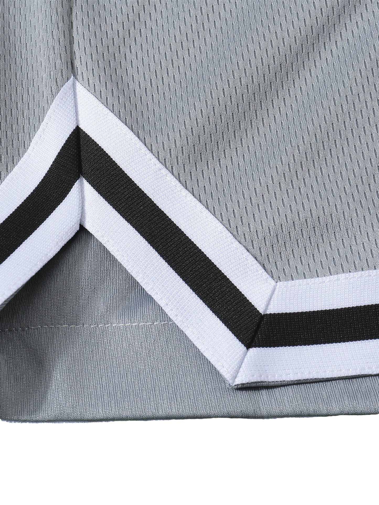 Lumière Du Levant Classic Stripe Trim Basketball Shorts