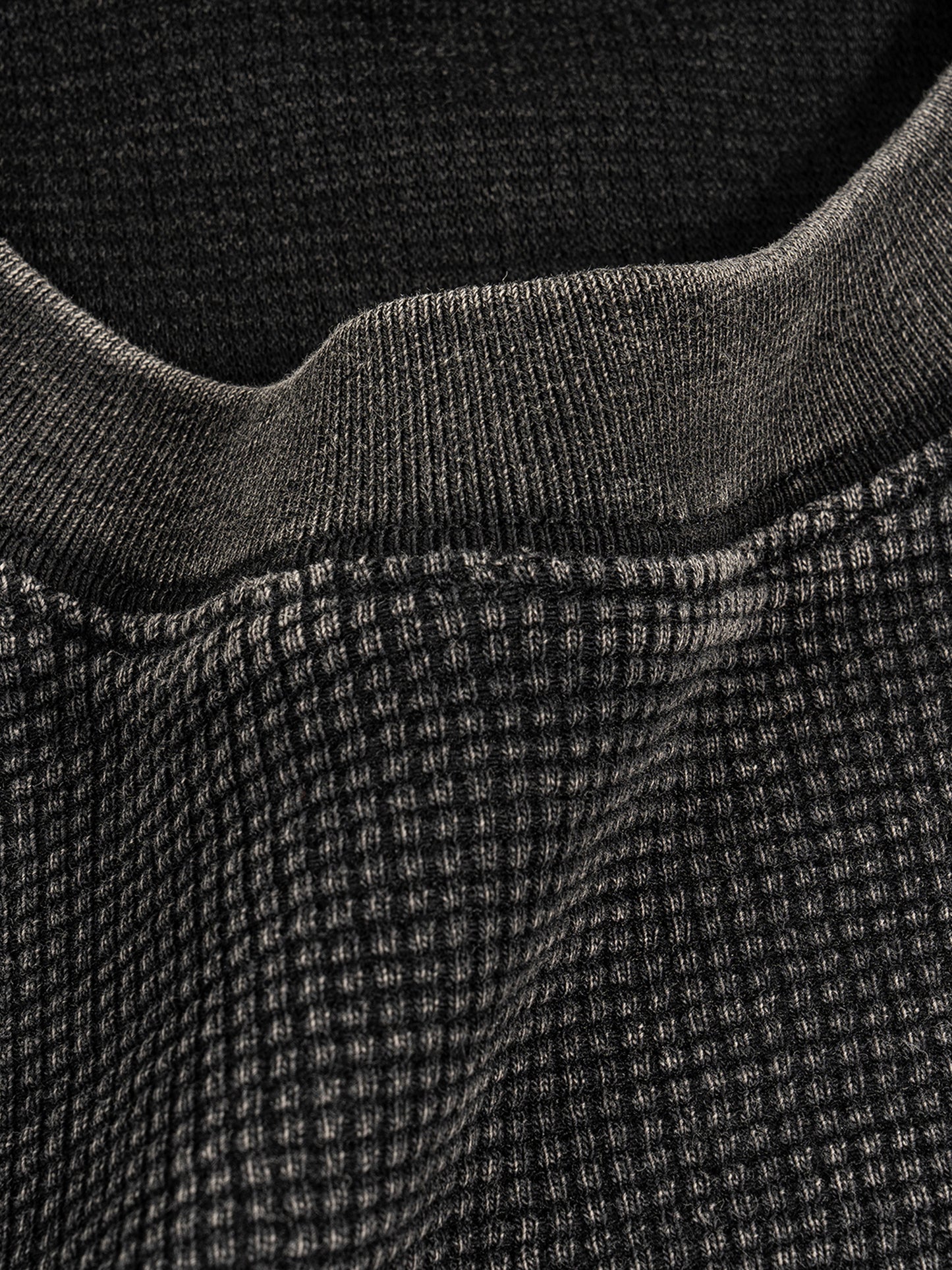 Lumière Du Levant Waffle-Texture Washed Boxy T-Shirt