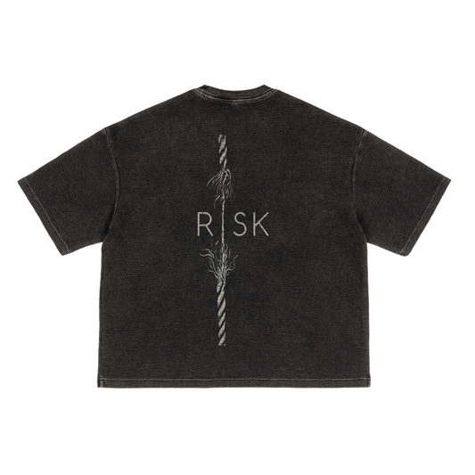 Lumière Du Levant Waffle-Texture Washed Boxy T-Shirt