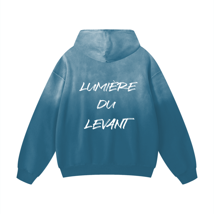 Lumière Du Levant Heavyweight Sunfade Oversized Hoodie