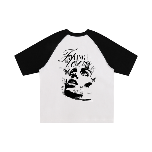 Lumière Du Levant Color-Blocked Raglan Sleeve T-Shirt