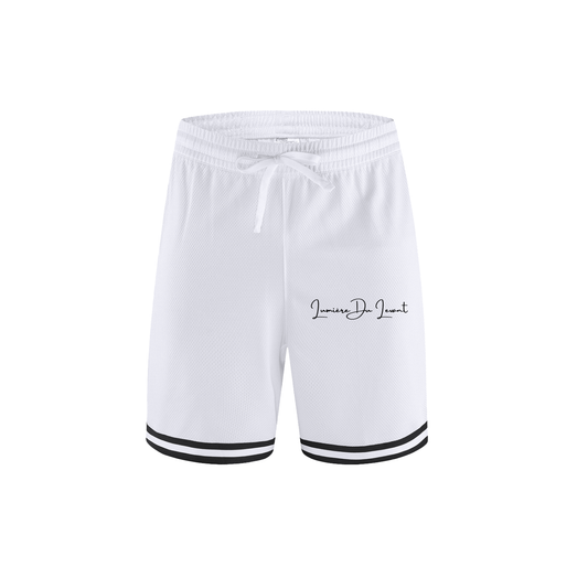 Lumière Du Levant Classic Stripe Trim Basketball Shorts