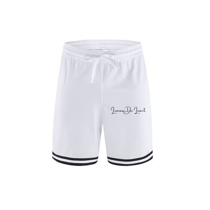 Lumière Du Levant Classic Stripe Trim Basketball Shorts