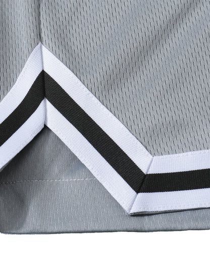 Lumière Du Levant Classic Stripe Trim Basketball Shorts