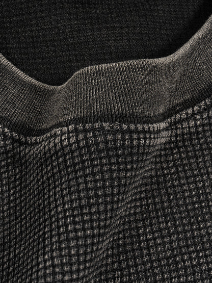 Lumière Du Levant Waffle-Texture Washed Boxy T-Shirt