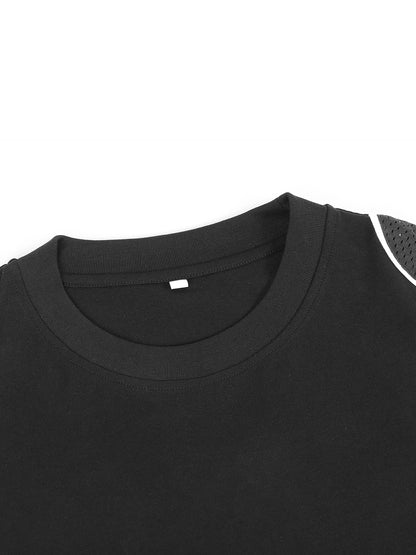 Lumière Du LevantContrast Piped Panel T-Shirt